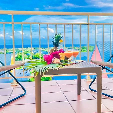 Magnifique Appartement Fleurs Caraibes - 6 Personnes En Residence Avec Piscine Privee - Sainte Anne Экстерьер фото