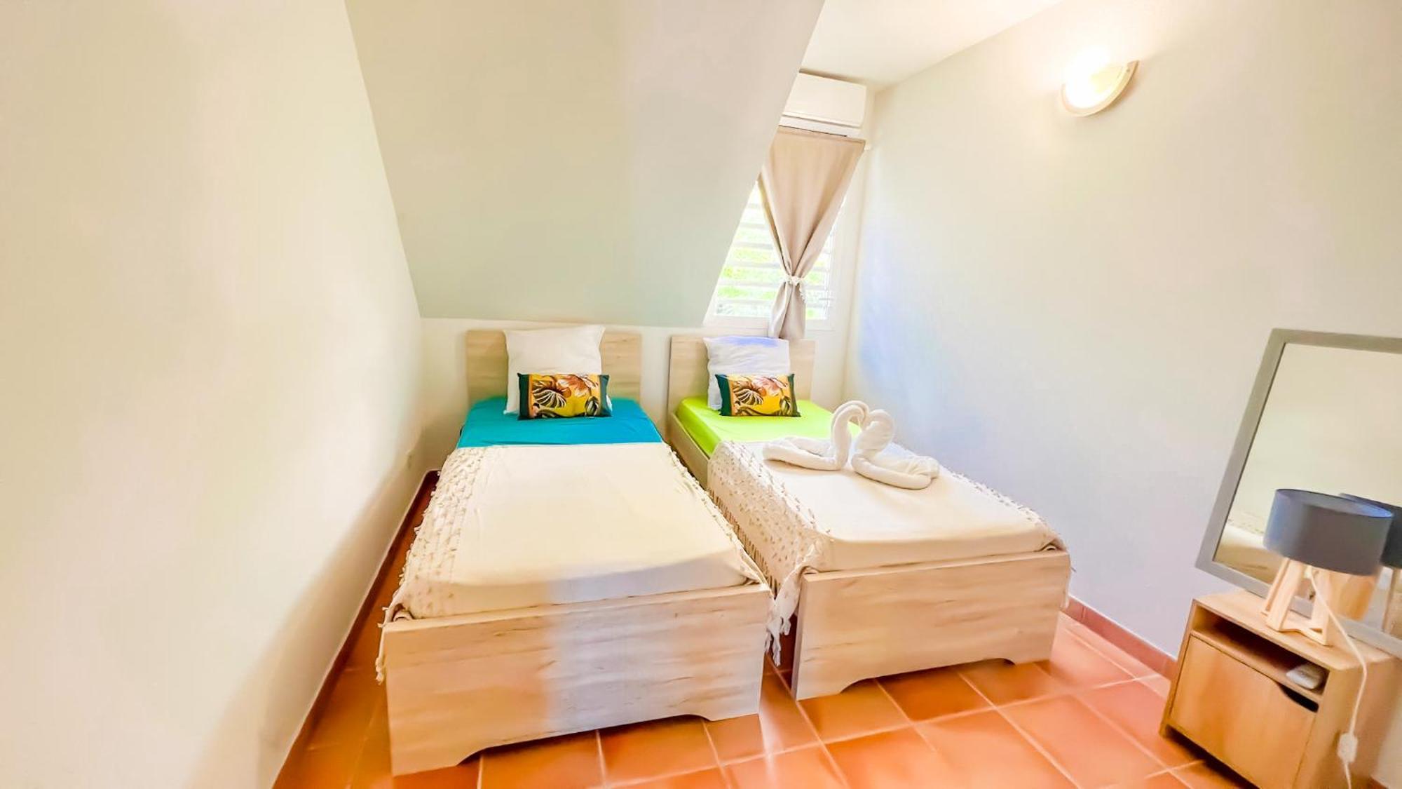 Magnifique Appartement Fleurs Caraibes - 6 Personnes En Residence Avec Piscine Privee - Sainte Anne Экстерьер фото