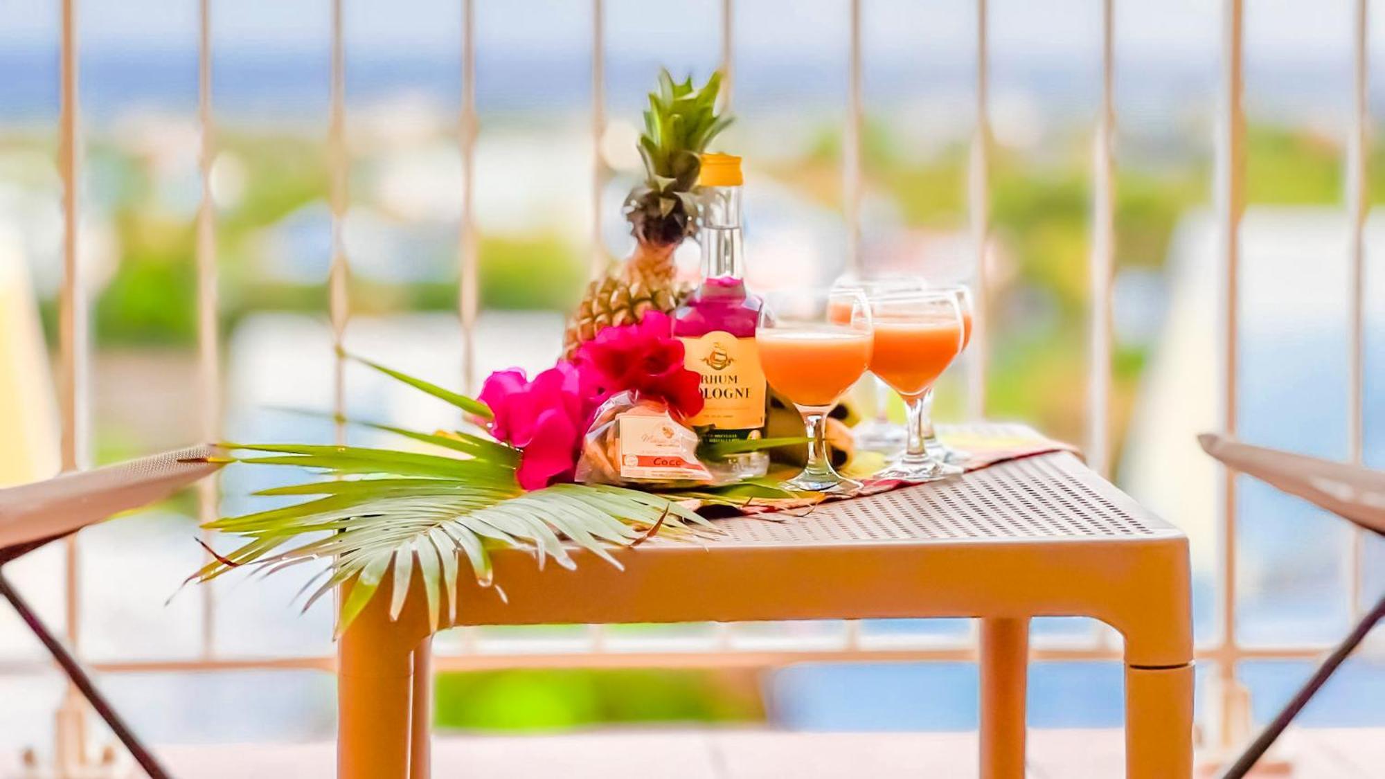 Magnifique Appartement Fleurs Caraibes - 6 Personnes En Residence Avec Piscine Privee - Sainte Anne Экстерьер фото