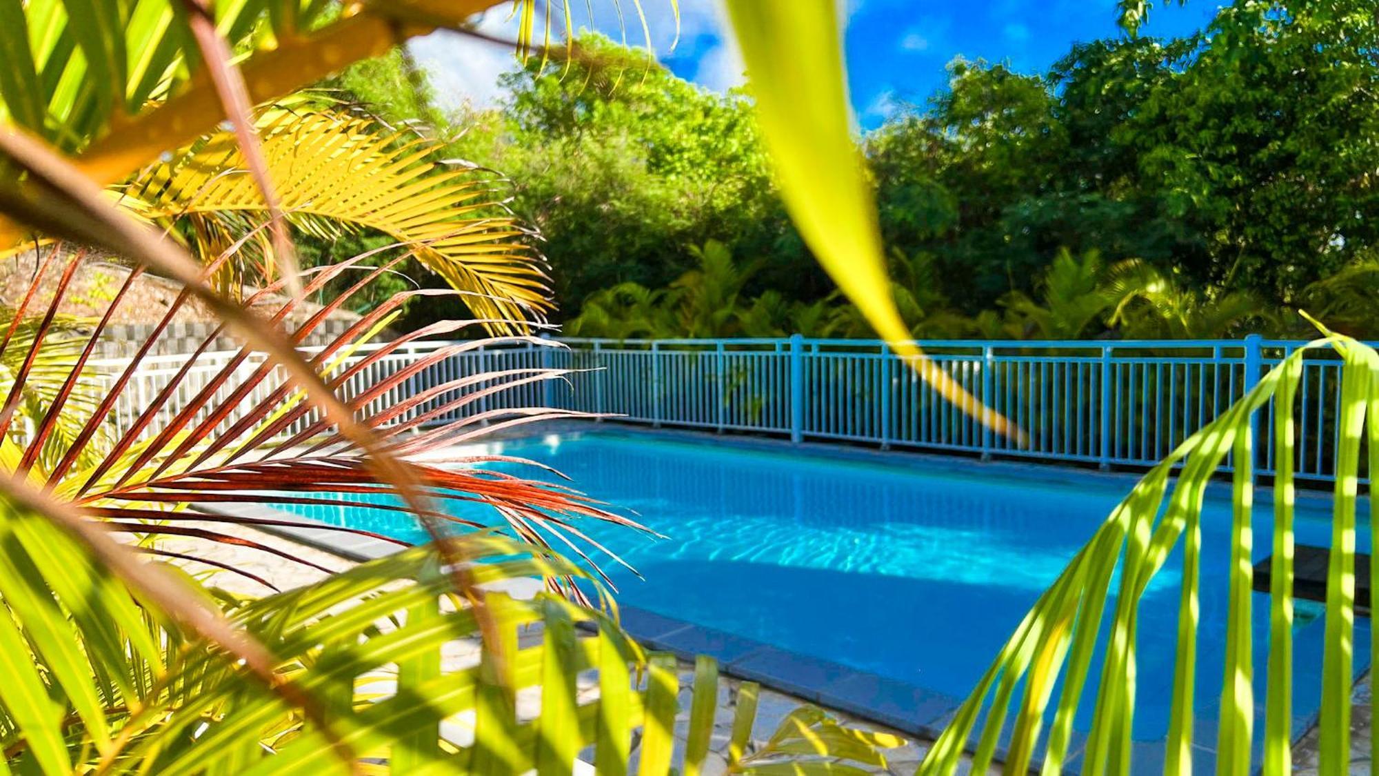 Magnifique Appartement Fleurs Caraibes - 6 Personnes En Residence Avec Piscine Privee - Sainte Anne Экстерьер фото
